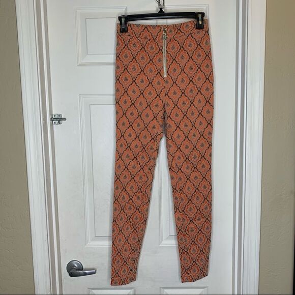 Urban Outfitters High Rise Zipper Front Pants Size 0 - Picture 1 of 11